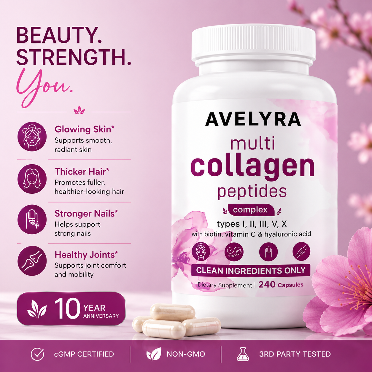 AVELYRA Women’s Multi Collagen Complex