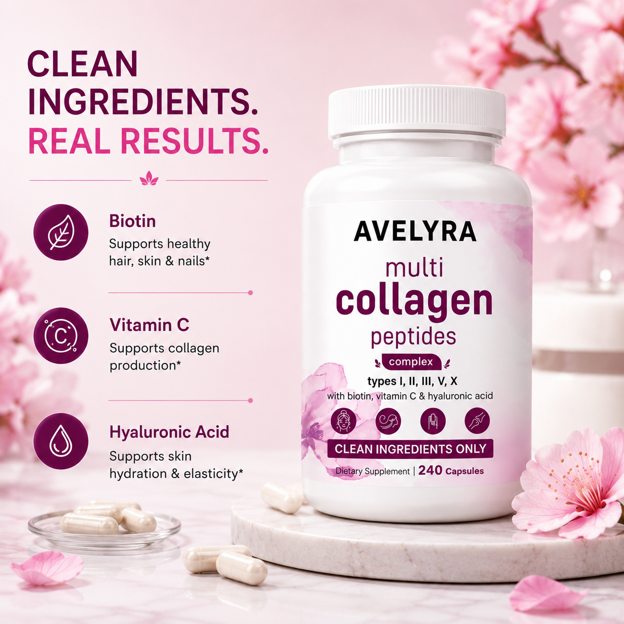 AVELYRA Women’s Multi Collagen Complex