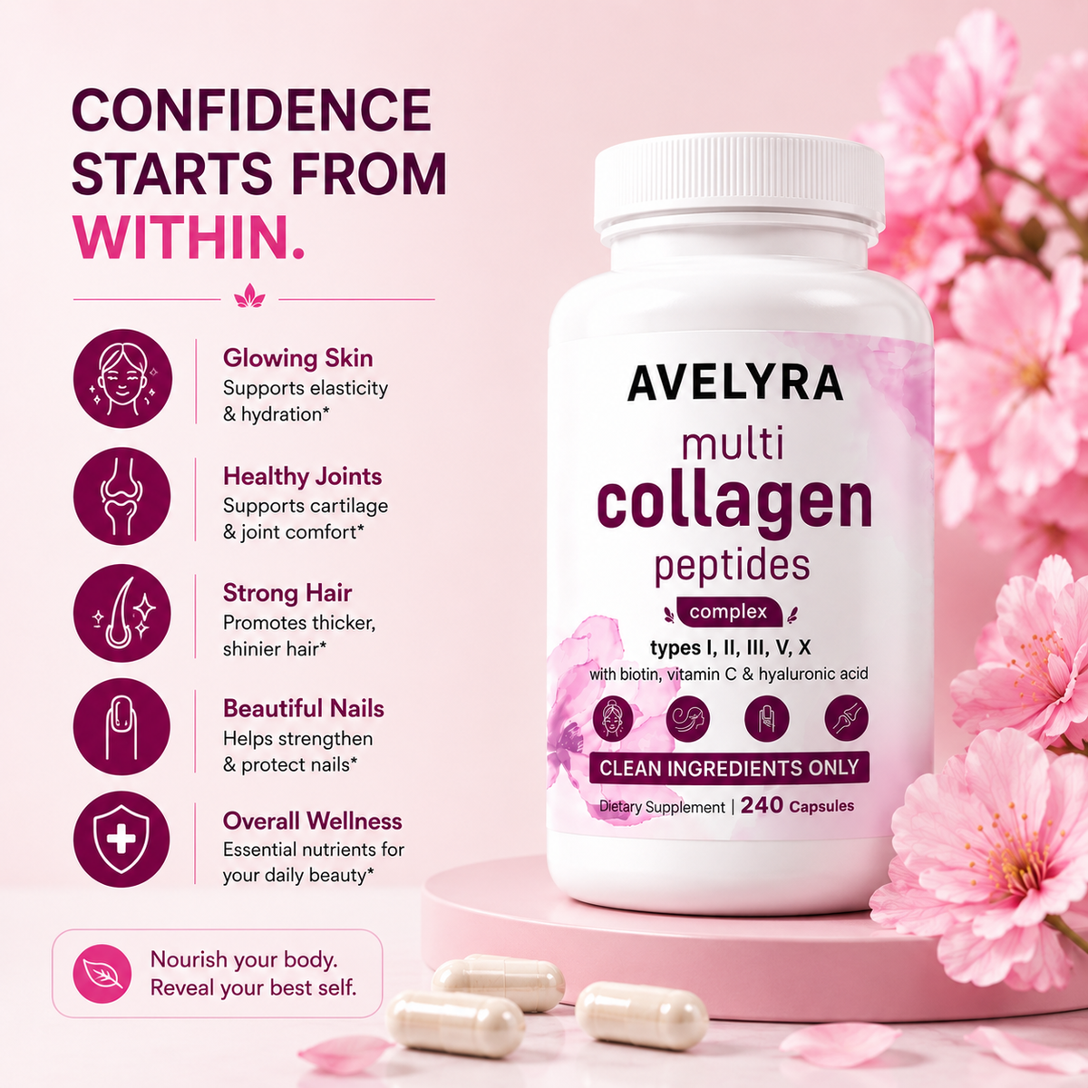 AVELYRA Women’s Multi Collagen Complex
